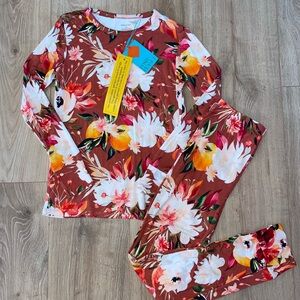 Posh floral pajamas